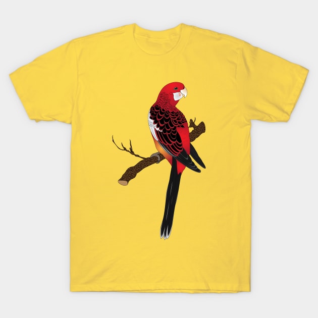 Pennants Parakeet T-Shirt by OrangeEdenDesigns